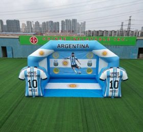 T11-7017 Jeu de tir au but gonflable sur le thème de l’équipe nationale d’Argentine