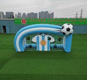 T11-7019 Jeu de tir au football gonflable sur le thème de l’équipe nationale d’Argentine