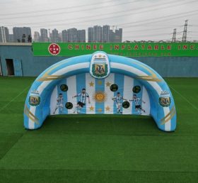 T11-7021 Jeu de tir au football gonflable à thème de l’équipe nationale d’Argentine
