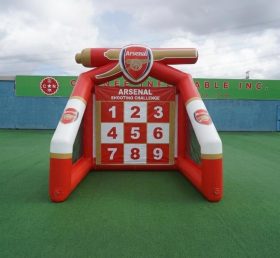 T11-7027 Jeu de tir au but gonflable sur le thème d’Arsenal