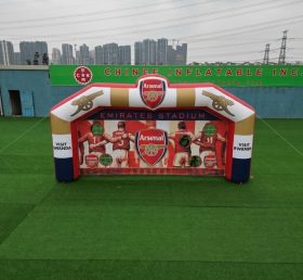 T11-7028 Jeu de tir au football gonflable à thème Arsenal