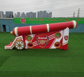 T11-7029 Jeu de tir au football gonflable sur le thème d'Arsenal