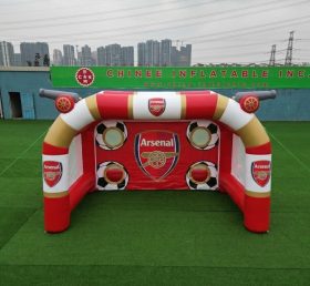 T11-7030 Jeu de tir au football gonflable thème Arsenal