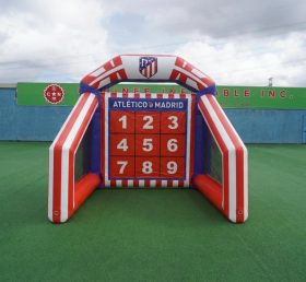 T11-7035 Jeu de tir au but gonflable sur le thème de l’Atlético Madrid