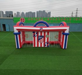 T11-7037 Jeu de tir au football gonflable à thème Atlético Madrid
