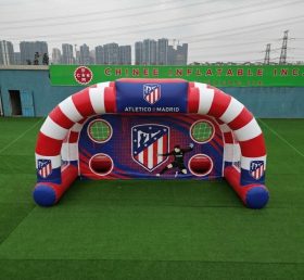 T11-7038 Jeu de tir au but gonflable à thème Atlético Madrid