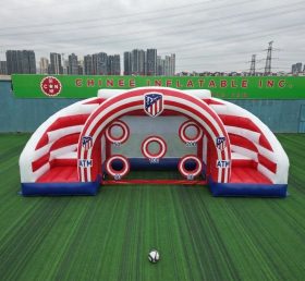 T11-7041 Jeu de tir au but de football gonflable à thème Atletico Madrid