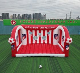 T11-7042 Jeu de tir au football gonflable à thème Atlético Madrid