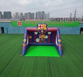 T11-7044 Jeu de tir au football gonflable à thème Barcelone