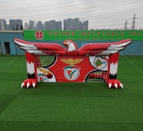 T11-7063 Jeu de tir au football gonflable à thème Benfica