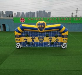 T11-7071 Jeu de tir au football gonflable à thème Boca Juniors