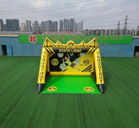 T11-7074 Jeu de tir au football gonflable à thème Borussia Dortmund