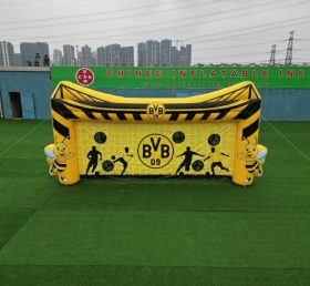 T11-7076 Jeu de tir au but gonflable sur le thème Borussia Dortmund