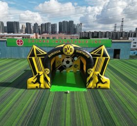 T11-7079 Jeu de tir au football gonflable à thème Borussia Dortmund