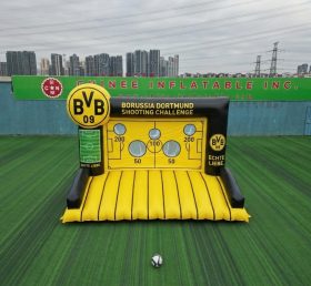 T11-7080 Jeu de tir au but gonflable sur le thème Borussia Dortmund