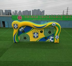 T11-7088 Jeu de tir au football gonflable à thème équipe nationale du Brésil