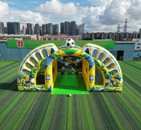 T11-7095 Jeu de tir au but gonflable sur le thème de l’équipe nationale du Brésil