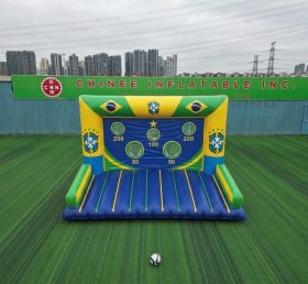 T11-7097 Jeu de tir au but gonflable à thème de l’équipe nationale du Brésil