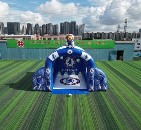 T11-7104 Jeu de tir au football gonflable à thème Chelsea