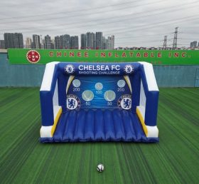 T11-7106 Jeu de tir au football gonflable à thème Chelsea
