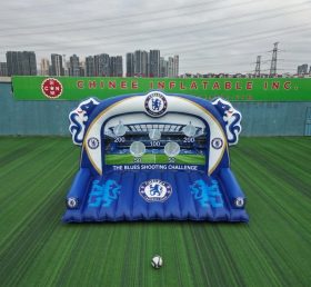 T11-7107 Jeu de tir au football gonflable à thème Chelsea