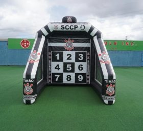 T11-7111 Jeu de tir au football gonflable à thème Corinthians