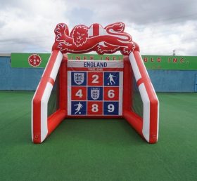 T11-7122 Jeu de tir au but de football gonflable sur le thème de l'équipe nationale d'Angleterre