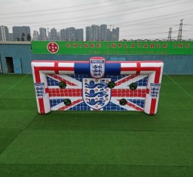 T11-7124 Jeu de tir au but de football gonflable à thème équipe nationale d’Angleterre