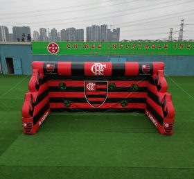 T11-7134 Jeu de tir au but de football gonflable sur le thème Flamengo