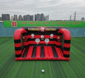 T11-7137 Jeu de tir au but de football gonflable sur le thème de Flamengo