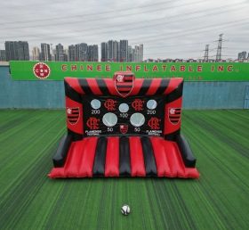 T11-7138 Jeu de tir au but de football gonflable sur le thème Flamengo