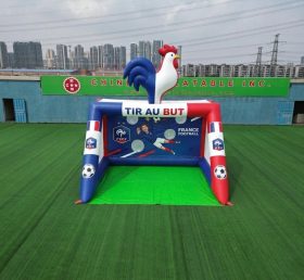 T11-7139 Jeu de tir au ballon gonflable à thème équipe nationale de France