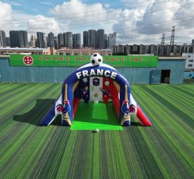 T11-7147 Jeu de tir au football gonflable sur le thème de l’équipe nationale de France