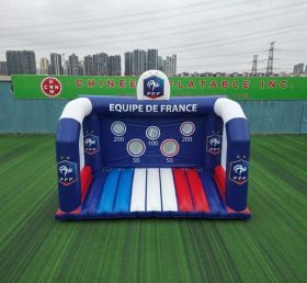 T11-7148 Jeu de tir au football gonflable à thème équipe nationale de France