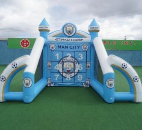 T11-7195 Jeu de tir au but gonflable sur le thème de Manchester City