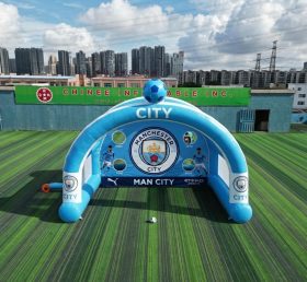 T11-7197 Jeu de tir au but de football gonflable sur le thème de Manchester City