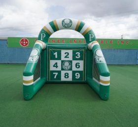 T11-7206 Jeu de tir au but de football gonflable à thème Palmeiras
