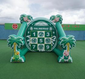 T11-7207 Jeu de tir au football gonflable à thème Palmeiras
