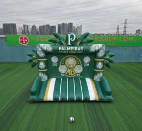 T11-7213 Jeu de tir au but de football gonflable sur le thème Palmeiras