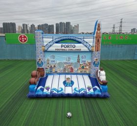 T11-7222 Jeu de tir au football gonflable sur le thème de Porto