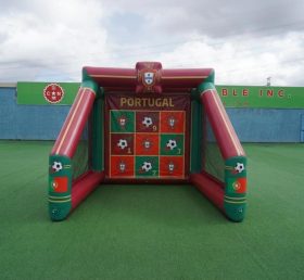 T11-7224 Jeu de tir au football gonflable à thème équipe nationale du Portugal