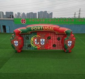 T11-7226 Jeu de tir au football gonflable sur le thème de l’équipe nationale du Portugal