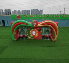 T11-7227 Jeu de tir au football gonflable à thème équipe nationale du Portugal