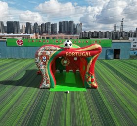T11-7229 Jeu de tir au football gonflable sur le thème de l’équipe nationale du Portugal
