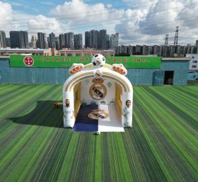 T11-7240 Jeu de tir au but gonflable sur le thème du Real Madrid