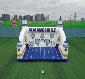 T11-7244 Jeu de tir au but gonflable sur le thème du Real Madrid