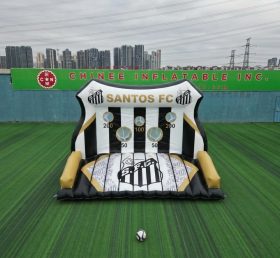 T11-7262 Jeu de tir au football gonflable à thème Santos