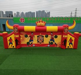 T11-7267 Jeu de tir au football gonflable sur le thème de l'équipe nationale d'Espagne