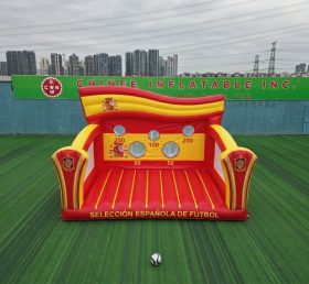 T11-7268 Jeu de tir au football gonflable à thème équipe nationale d’Espagne