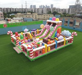 T6-6821 Candy Theme Inflatable Playgroun...